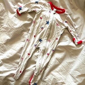 Kyte BABY Red and Blue Starry Kids One Piece